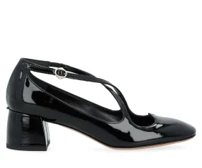 A.Bocca Escarpin Two for Love en cuir verni noir