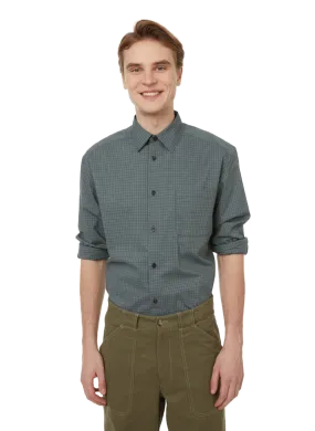 A.P.C.  Chemise Malo carreaux en coton mélangé - Vert