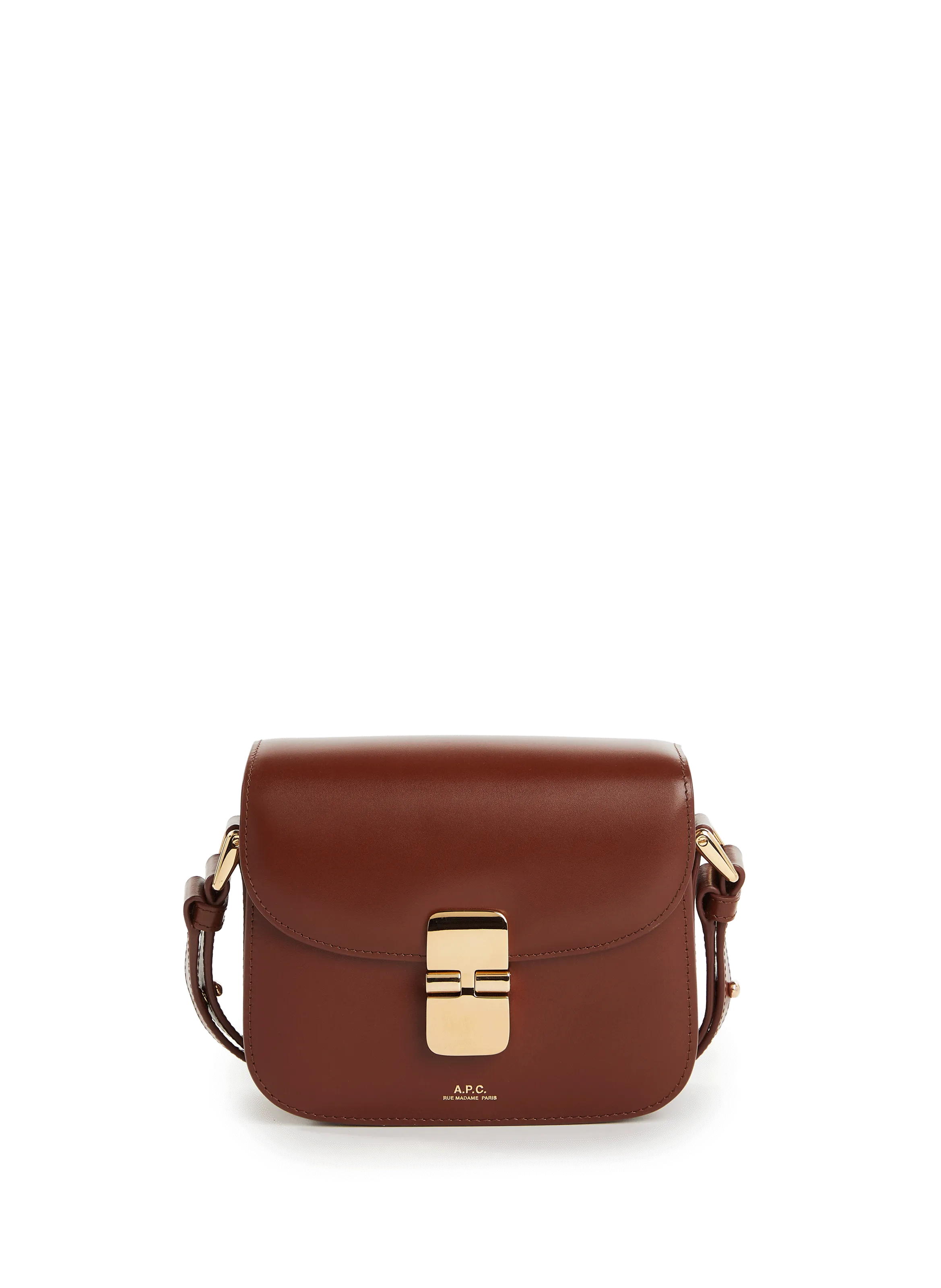 A.P.C.  Sac mini Grace en cuir - Marron