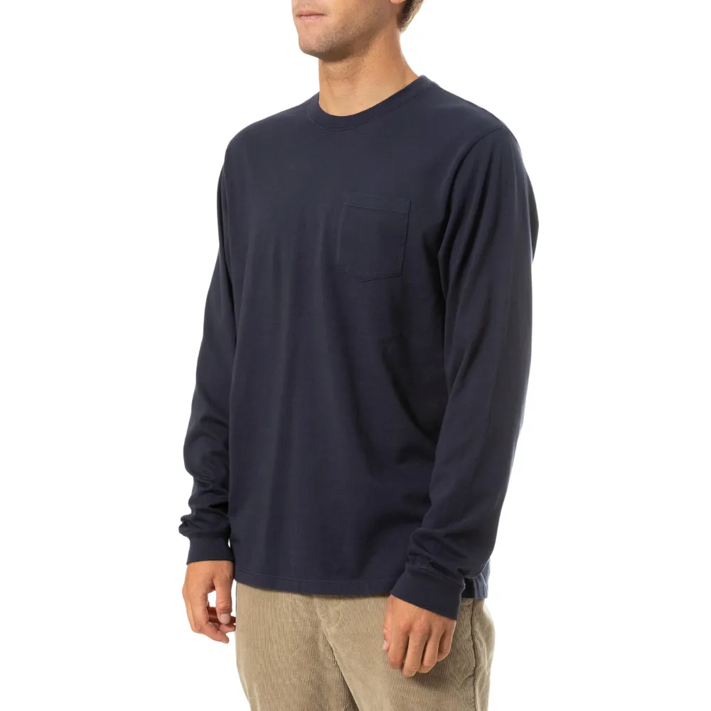Base Long Sleeve T-Shirt Polar Bleu marine