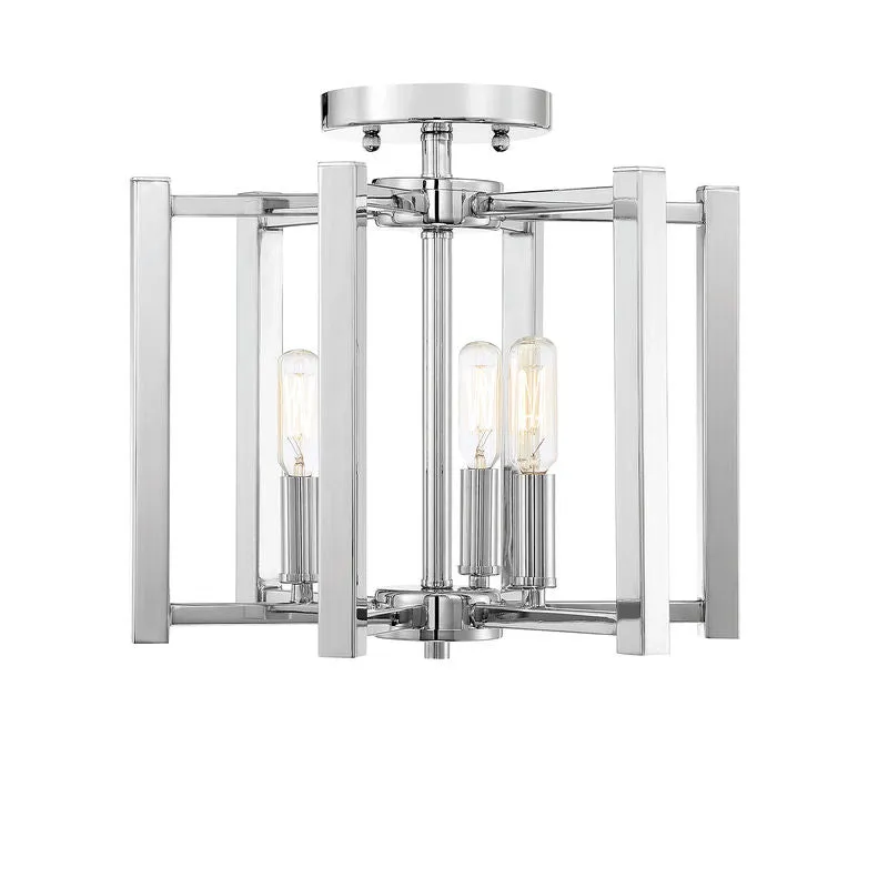 BENSON Semi plafonnier Nickel - 6-7702-3-109 | SAVOYS