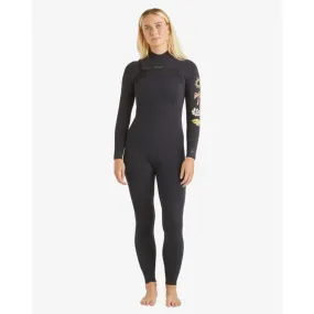 Billabong 3/2 mm Salty Dayz Natural Chest Zip - Combinaison de surf femme | Hardloop