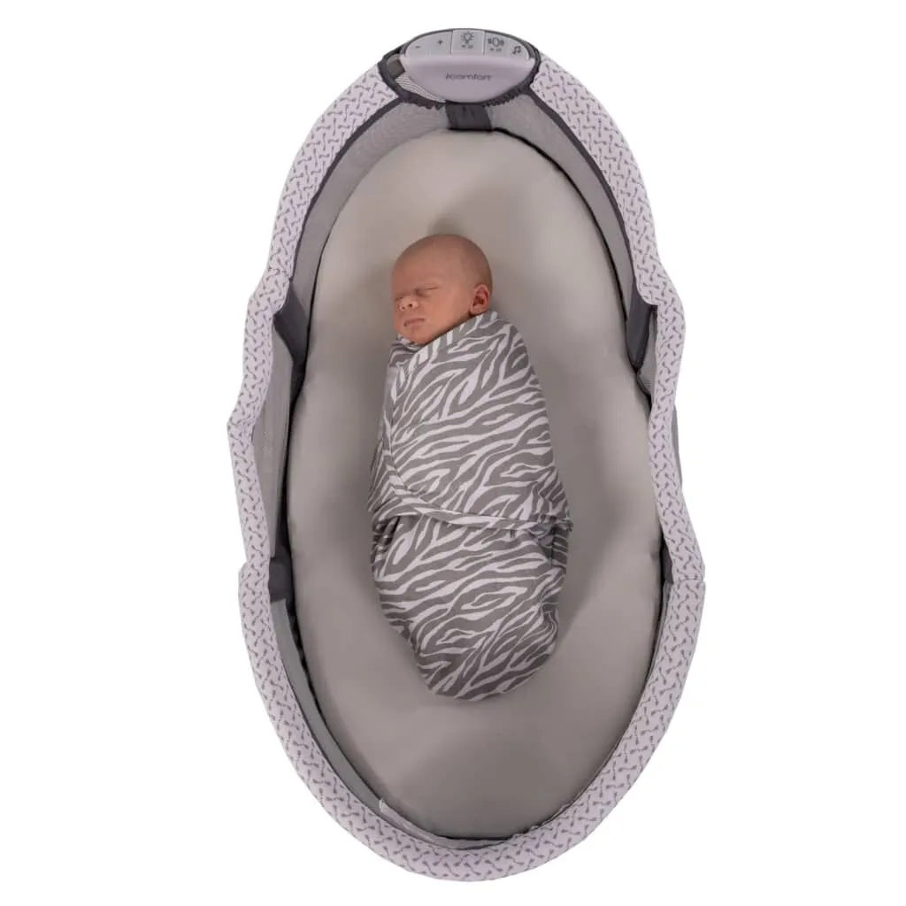 Bo Jungle Couverture emmaillotée Gris et blanc Tigre S | vidaxl-fr