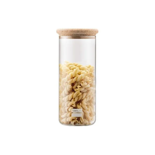 Bocal en Verre 2,5 L Bouchon en liège Yohki Bodum
