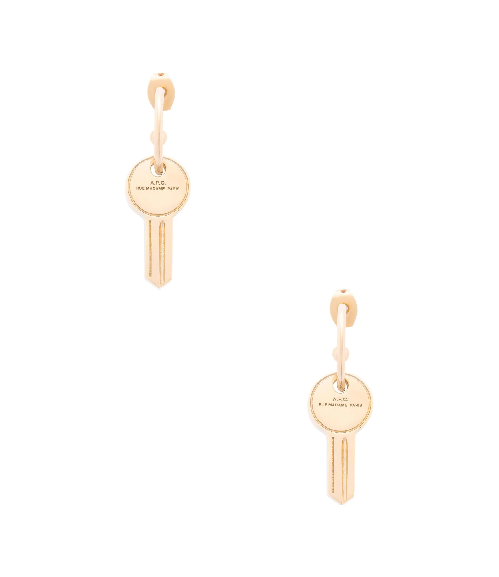 Boucles D'oreille Clef Or | A.P.C.