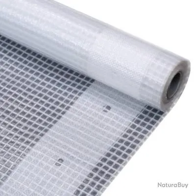 Bâche polyvalente et robuste 260 g/m² 4 x 10 m Blanc 02_0002300