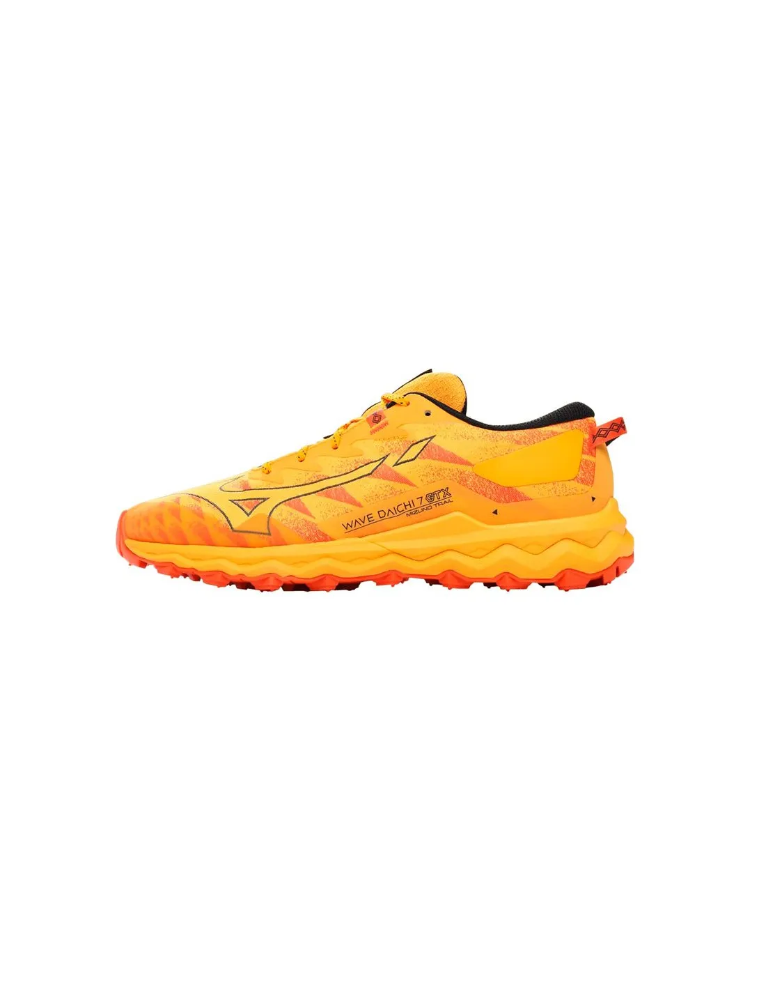 Chaussures de Trail Mizuno Wave Daichi 7 Gore-Tex Orange Homme