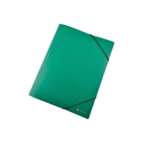 Chemise 3 rabats à élastiques en polypropylène - 5/10e - Vert - FIDUCIAL