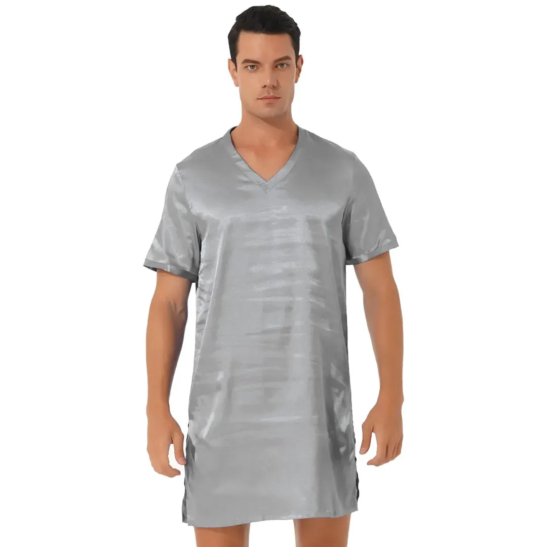 Chemise de Nuit en Satin pour Hommes : légance et Confort pour Vos Nuits