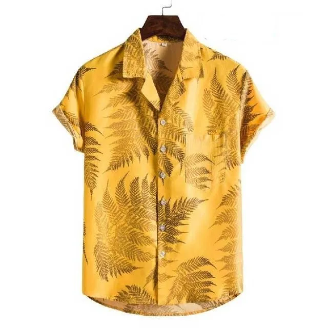 Chemise Hawaienne Jaune