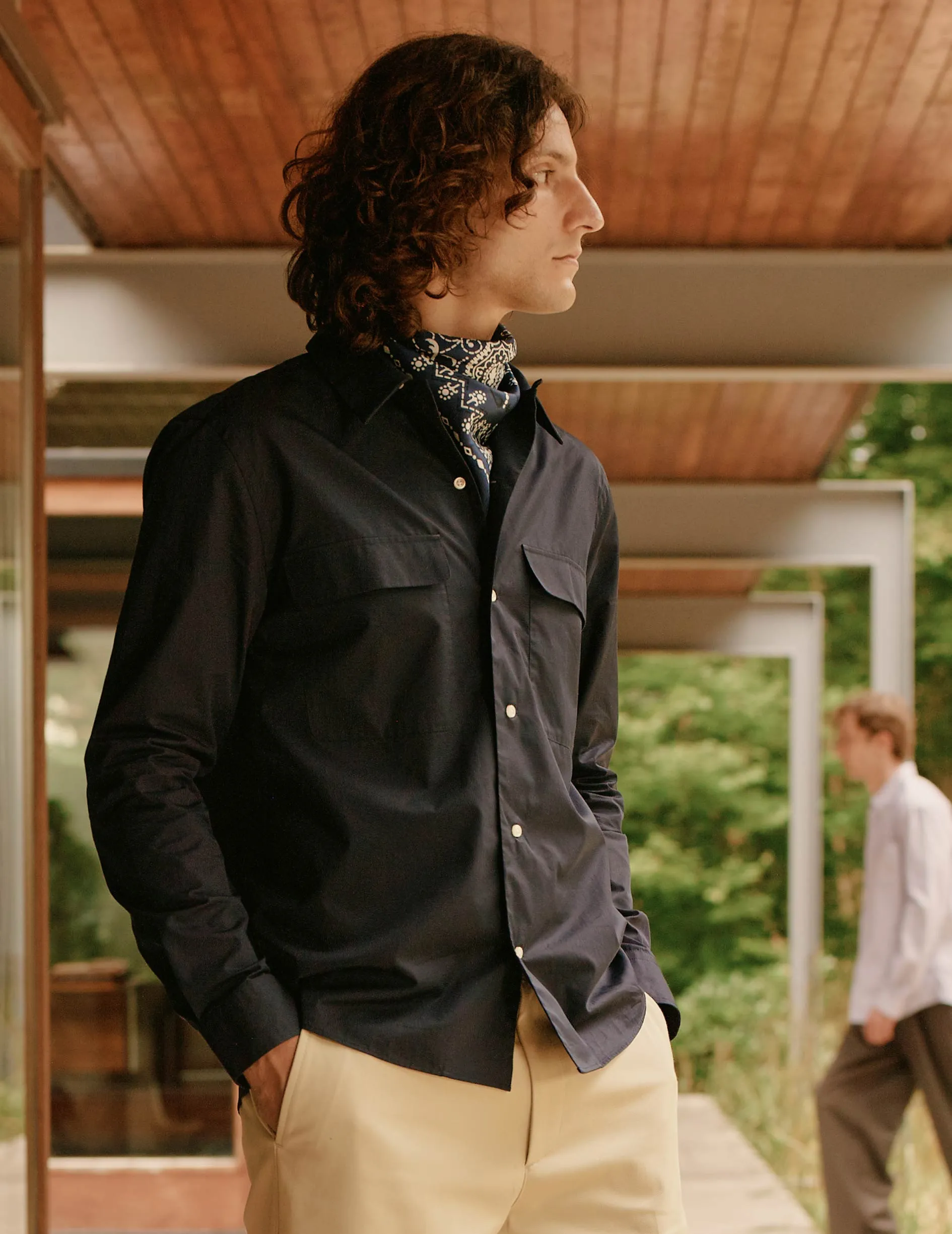 Chemise Ivano marine