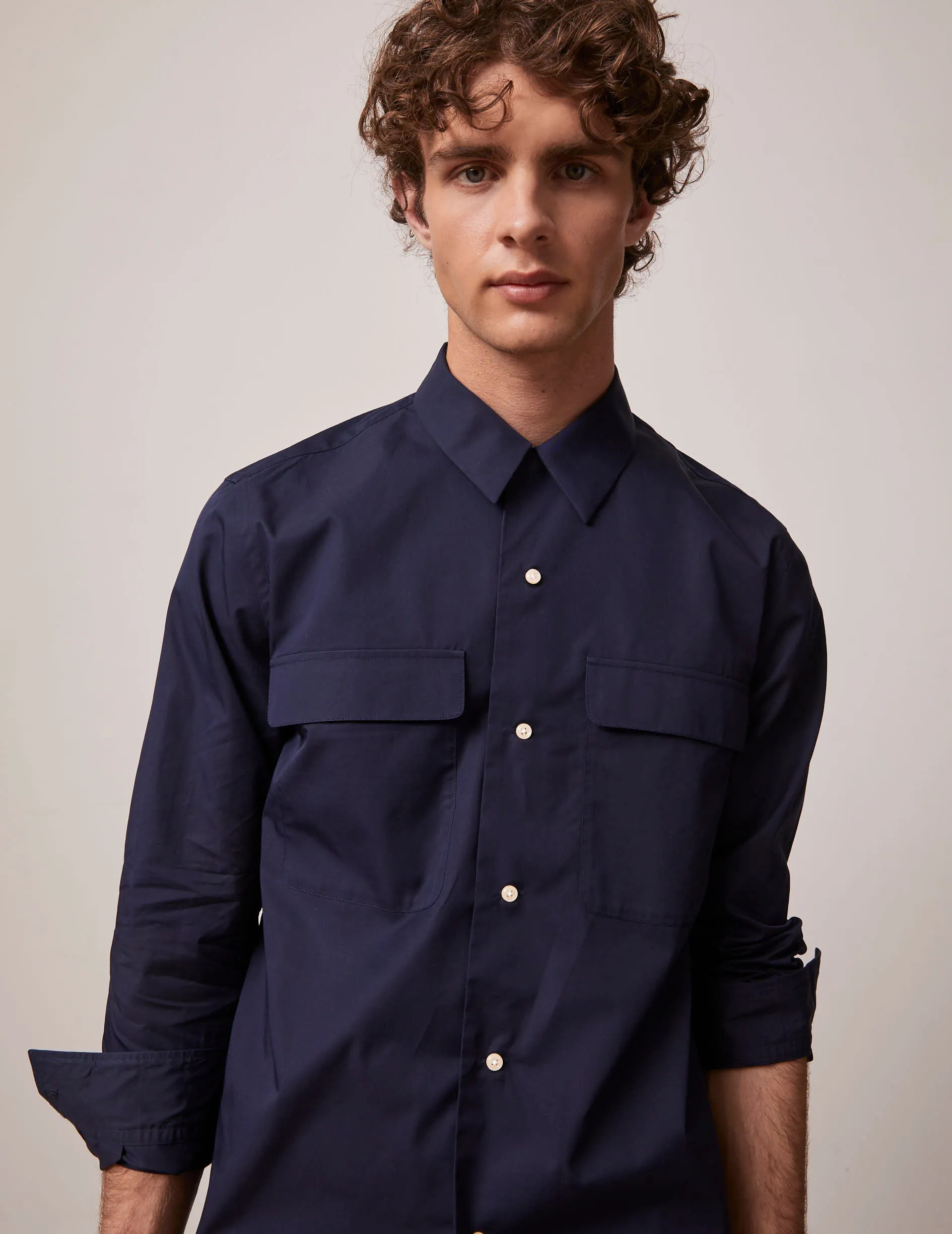 Chemise Ivano marine