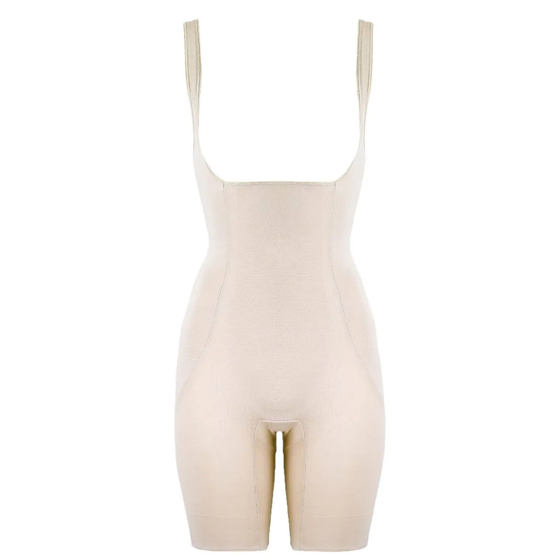Combinaison gainante beige en nylon | 3 Suisses