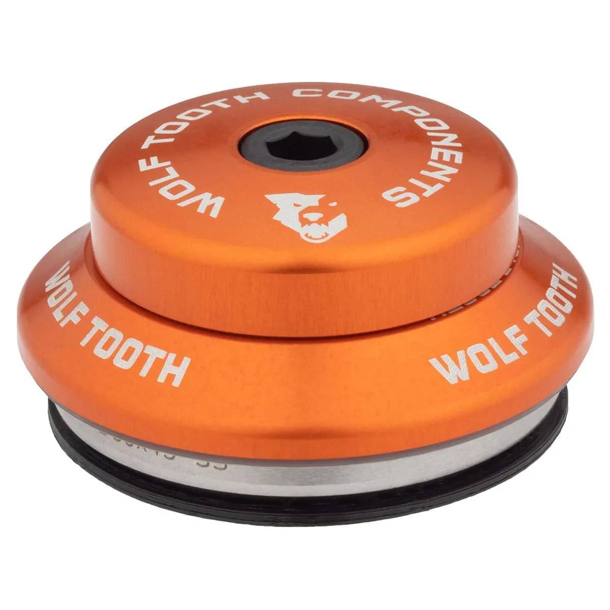 Cuvette Haute pour Jeu de Direction Intégré WOLF TOOTH PREMIUM 11/8 IS42 Stack 7mm Orange