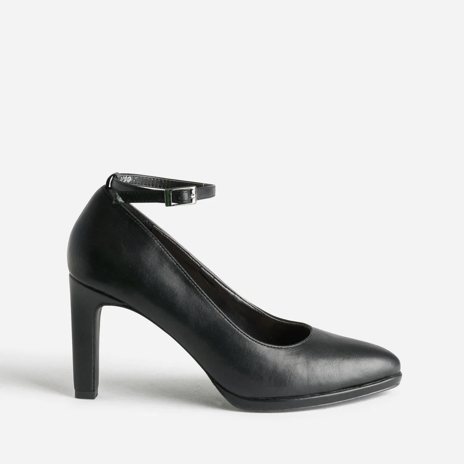 Escarpin TEXTO noir à bride cheville - Escarpins Femme | ERAM