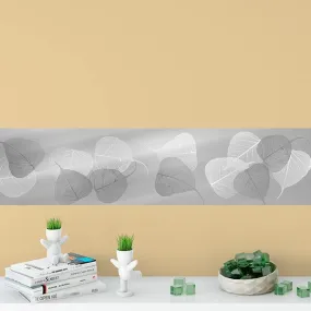 Feuilles grises - STICKERS MURAUX
