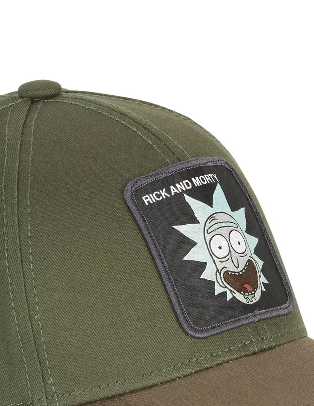 Gorra Capslab Rick y Morty Verde y Marrón Unisex