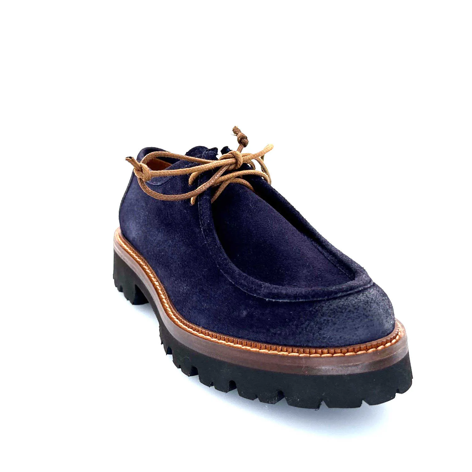 Ivoire 3225 Carrie Daim Bleu Marine