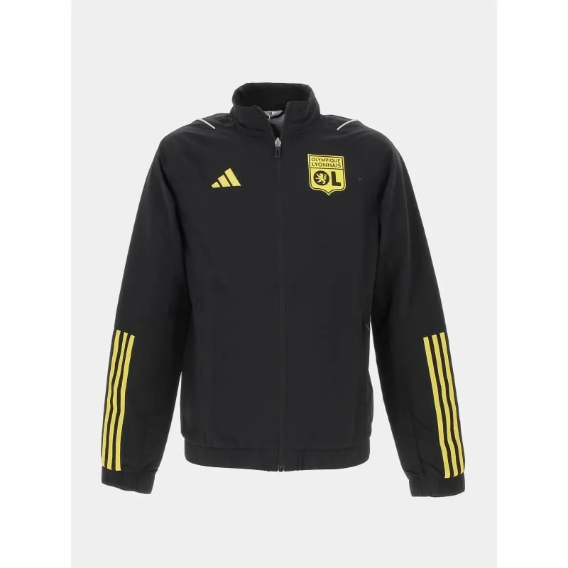 Jogging de football OL training noir homme - Adidas | wimod