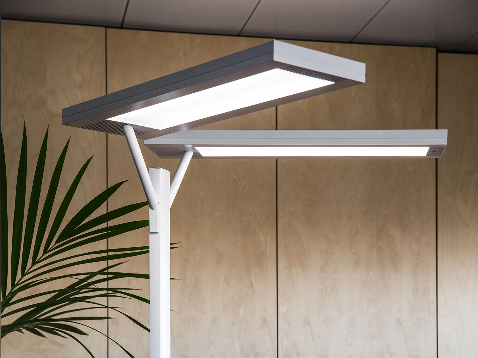 Lampadaire double Ludic Touch simultané - Radian