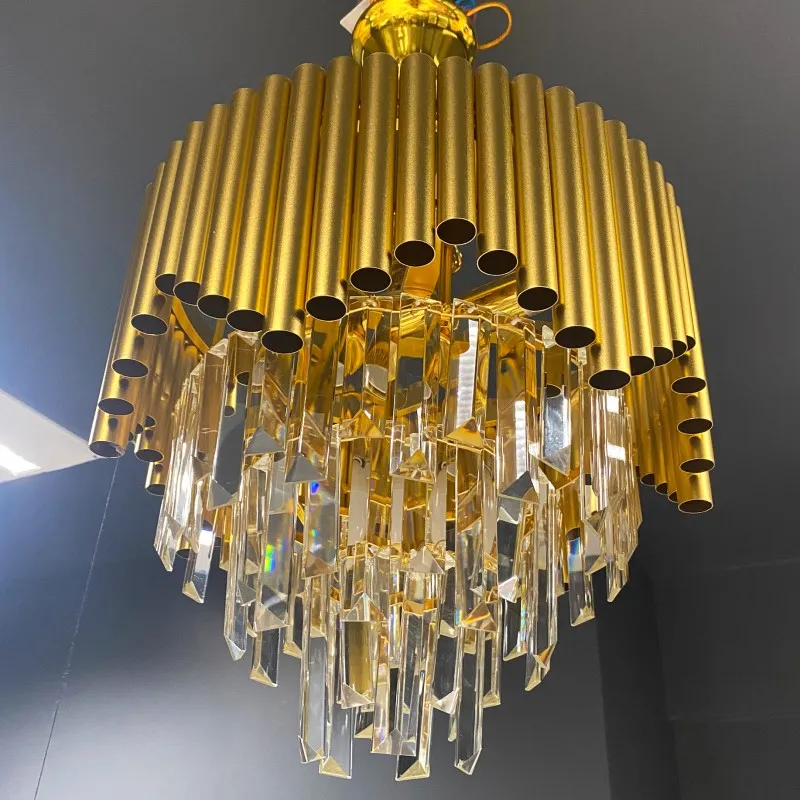 Lustre Cristal doré