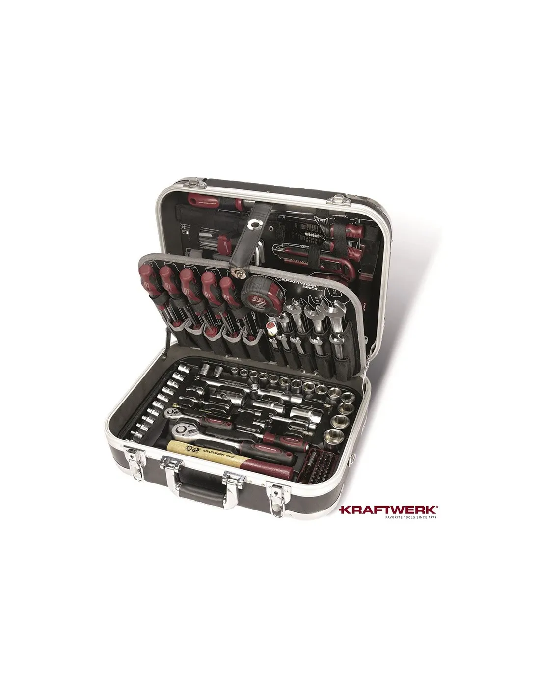 Malette à outils Kraftwerk en aluminium 228 pièces