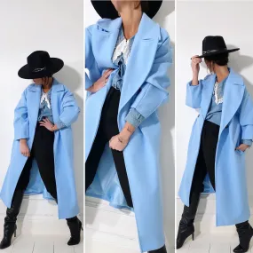 Manteau bleu ciel