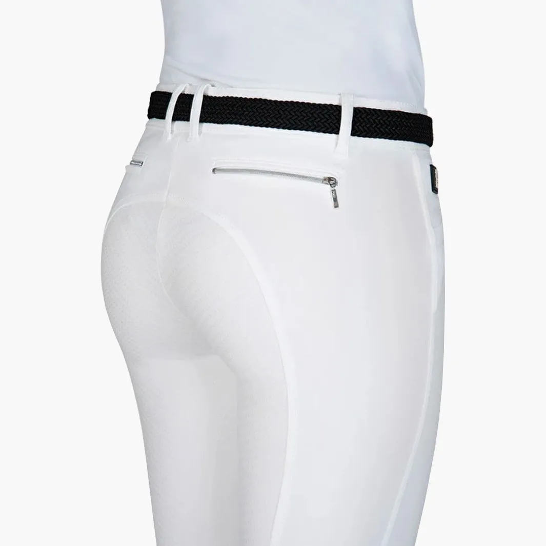 PANTALON FEMME CEDAR FULL GRIP BLANC | EQUILINE