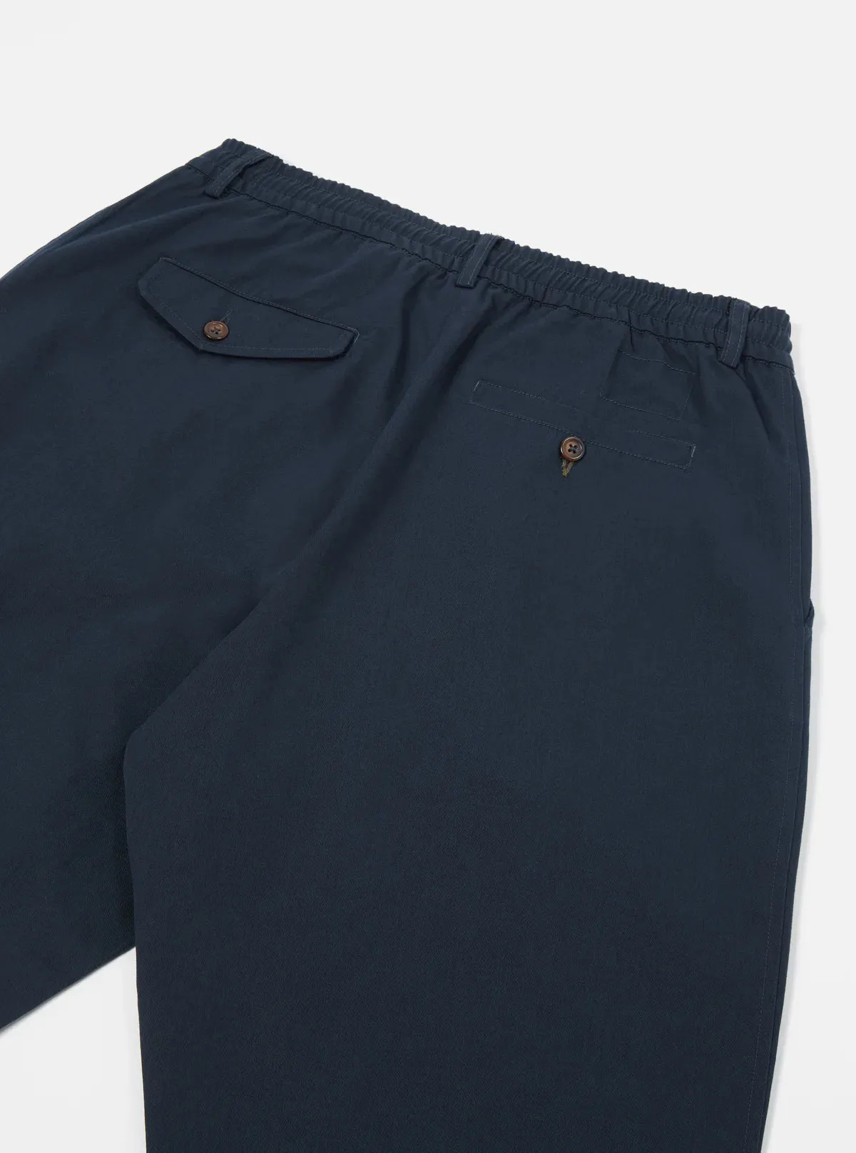 Pantalon PLEATED TRACK Navy Twill
