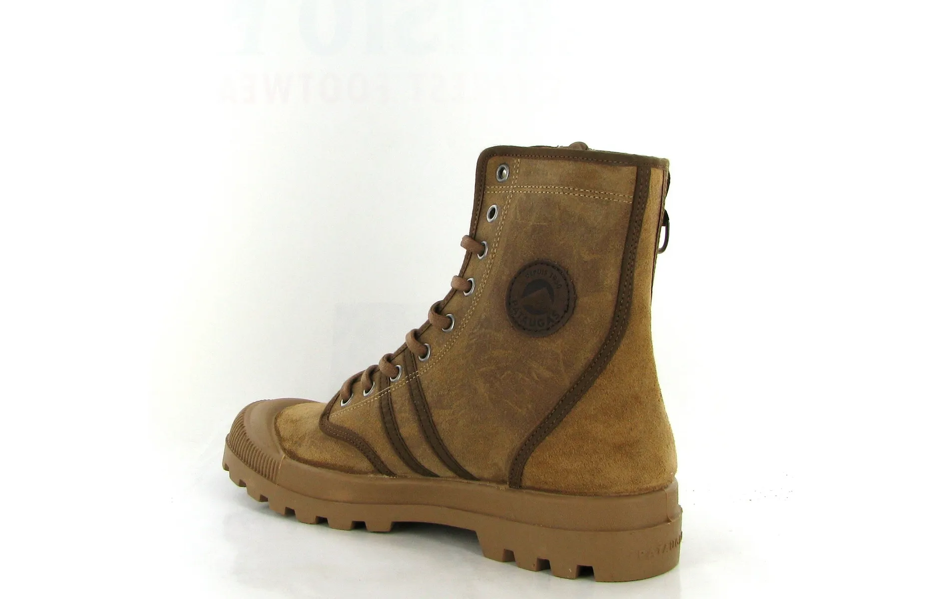 Pataugas bottines et boots og authentic zip camel