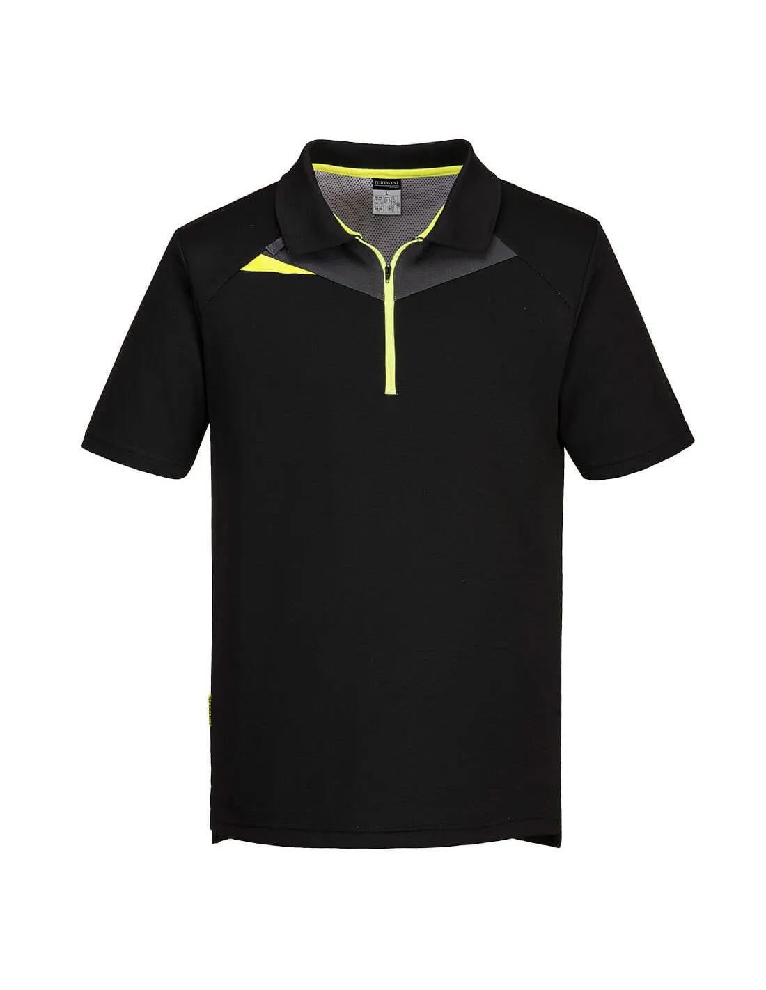 Polo DX4 couleur : Noir taille XL - PORTWEST - - DX410BKRXLPORTWEST