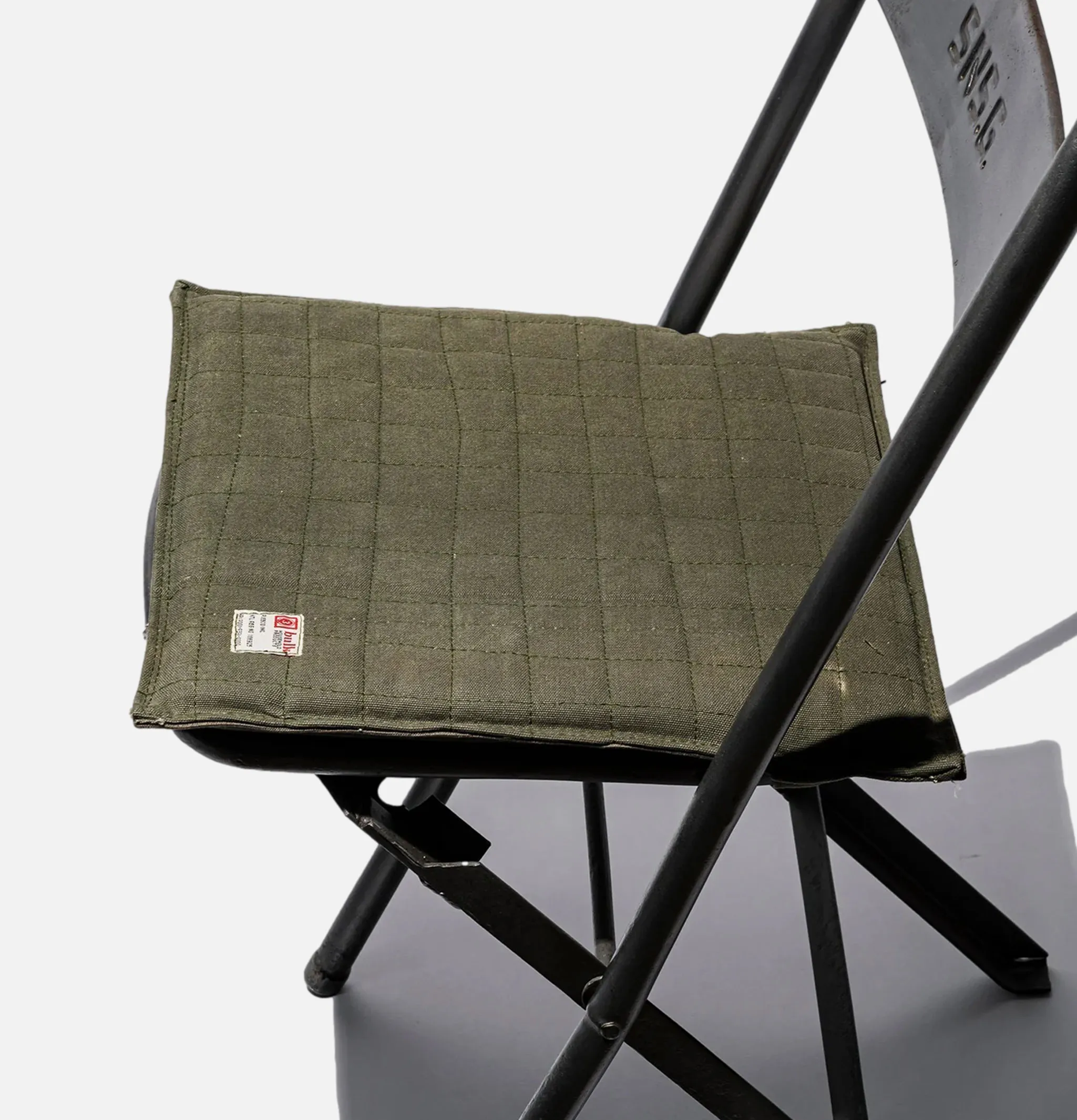Puebco | Vintage Tent Seat Cushion Vert | Royalcheese Paris