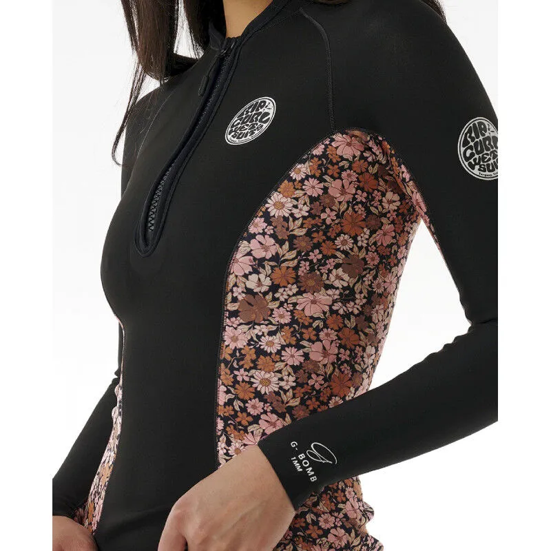 Rip Curl G Bomb Long Sleeve Front Zip Jacket - Combinaison de surf femme | Hardloop