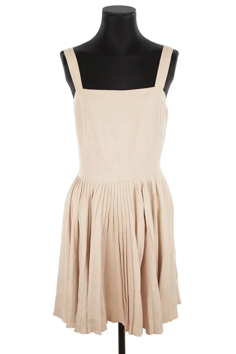 Robe beige Versace beige. Matière principale synthétique. Taille 38.
