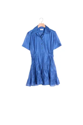 Robe courte volantée