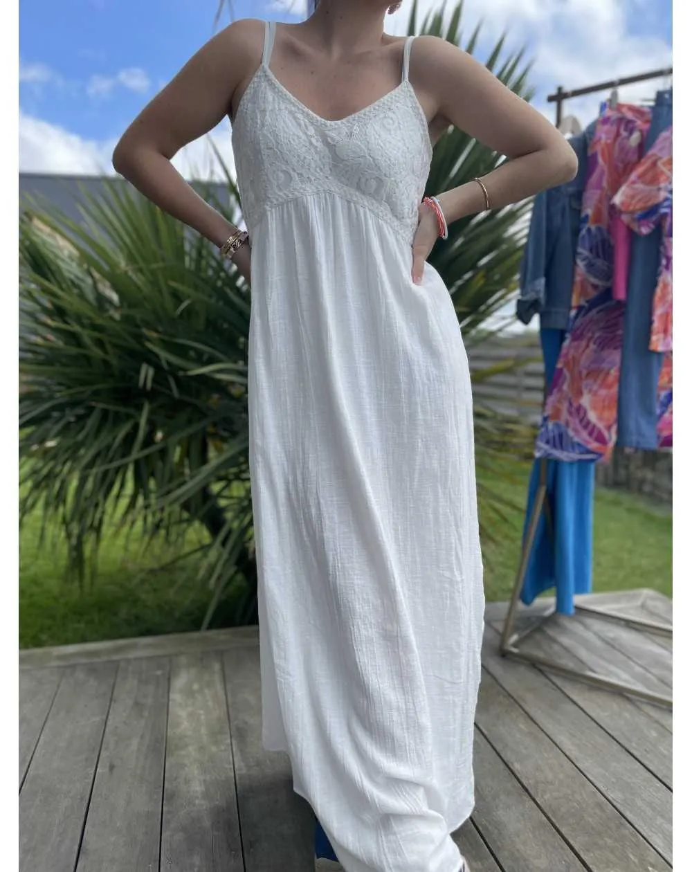 Robe longue à bretelles KIVA Vero Moda