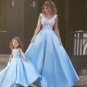 Robe Vintage Bleu Clair Année 90