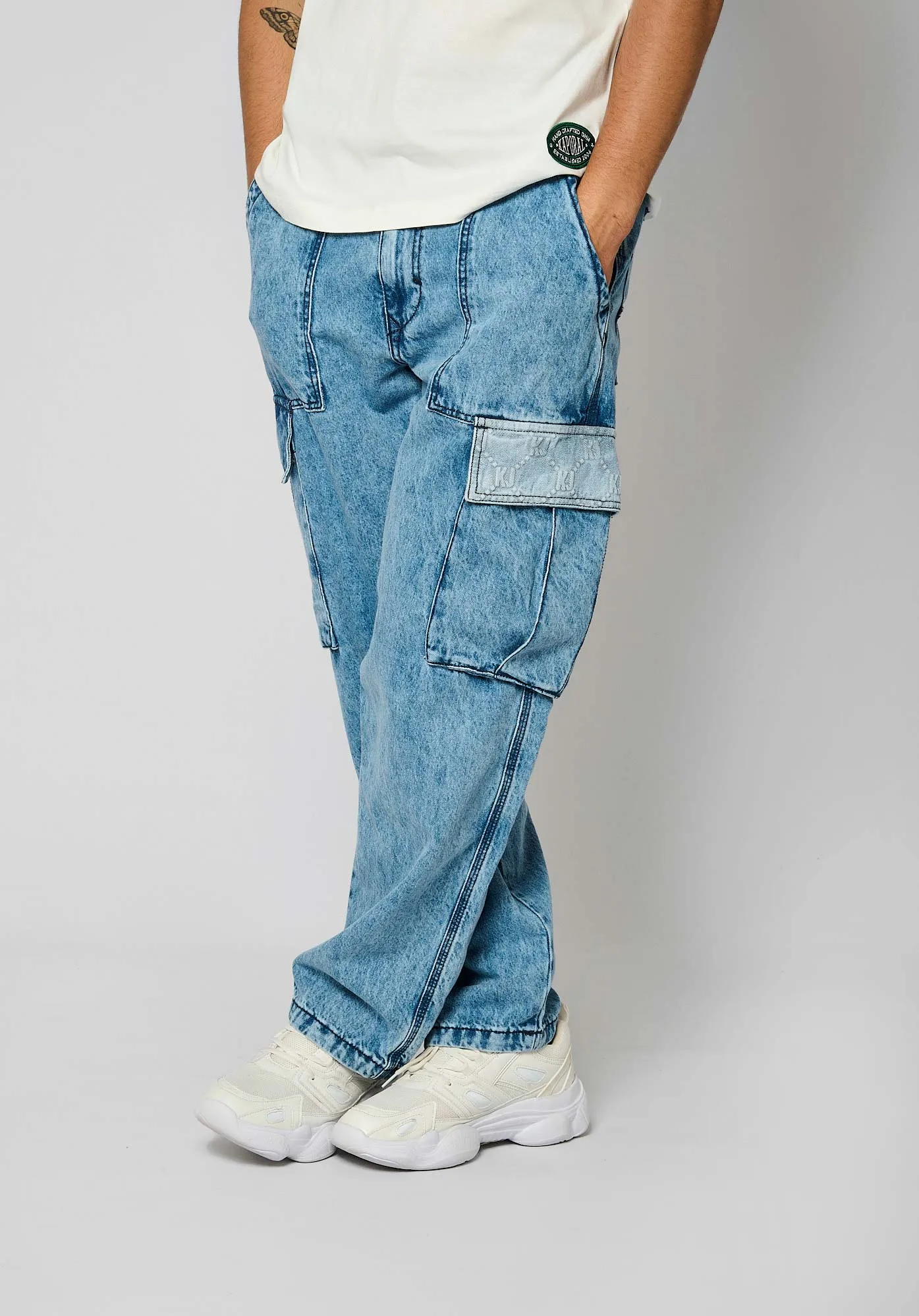 Short en jean slim blanc Femme, effet push up LUNA Whitj