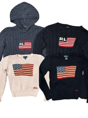 SWEAT AMERICAN FLAGS