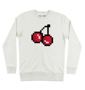 Sweat Pixel Cerise - Motif Cherry en Pixel Art | Grafitee