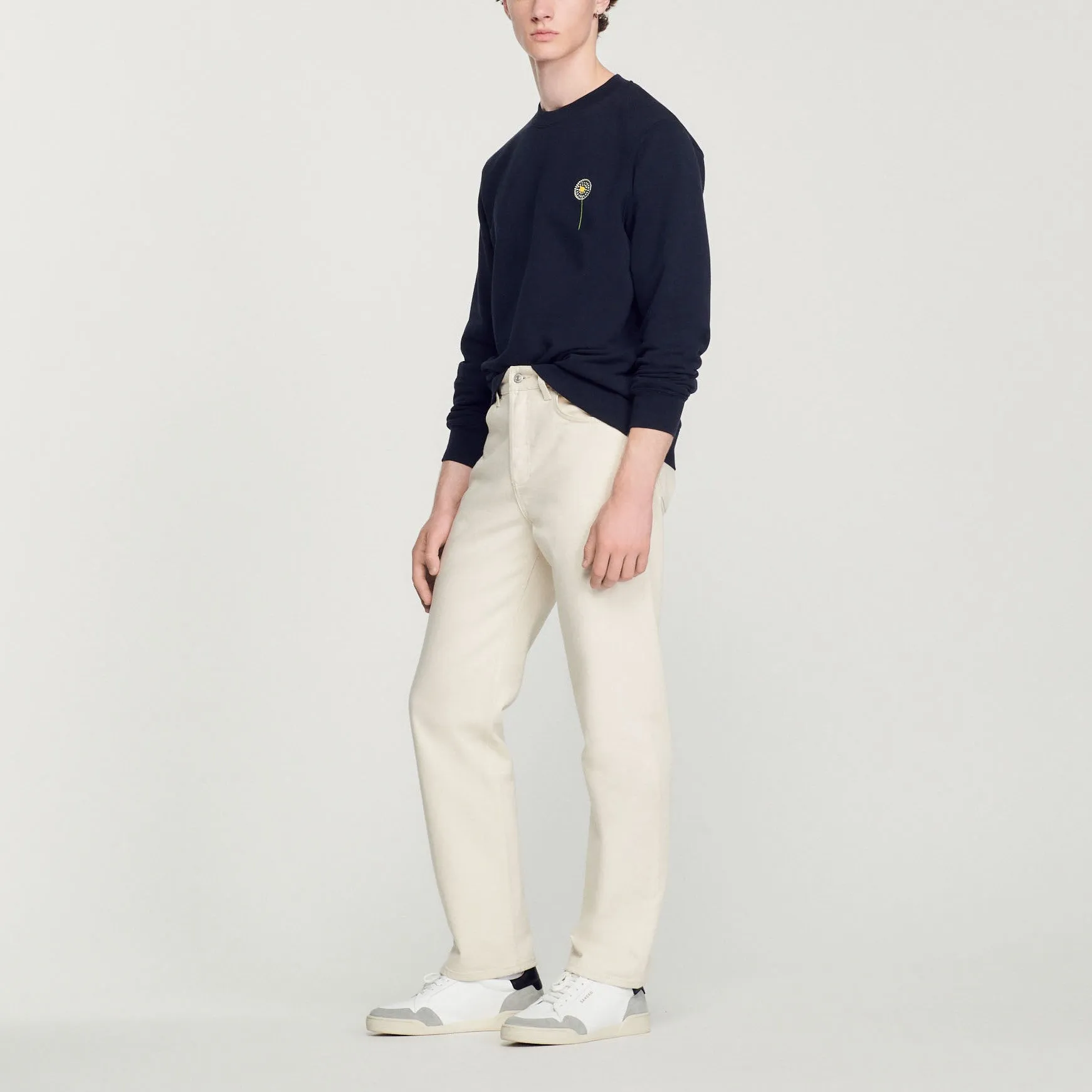 Sweatshirt à broderie Dandelion