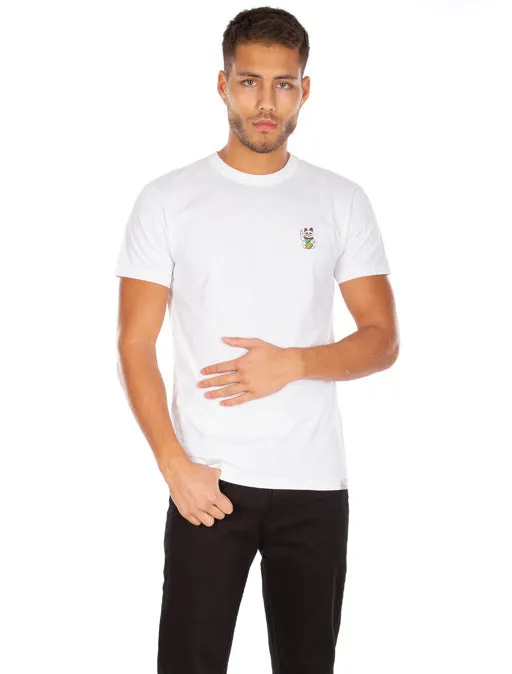 T-shirt Bye Bye blanc