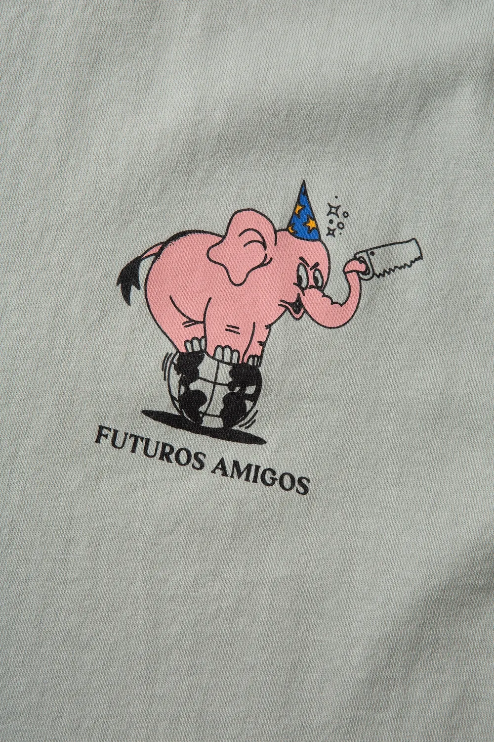 T-shirt Edmmond Studios Men Futuros Amigos Sage Vert