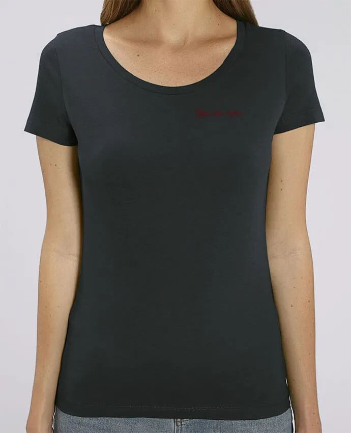 T-shirt femme brodé You are here. par tunetoo
