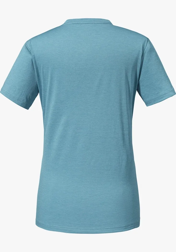 T-Shirt Schöffel Femme CIRC Tauron L Blue