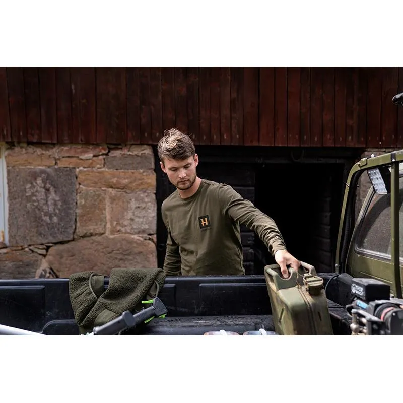 TEE SHIRT MANCHES LONGUES HOMME HARKILA GORM L/S - VERT