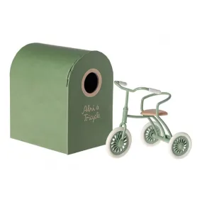 Tricycle pour souris avec son abri - Vert - MAILEG - Perlin Paon Paon