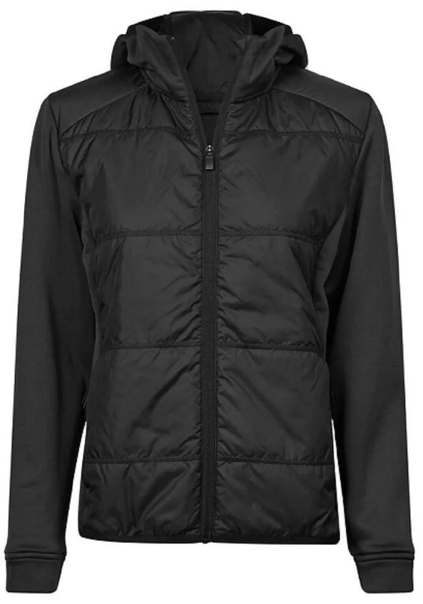 Veste bi-matière - Femme - Tee Jays - 9113 - noir 